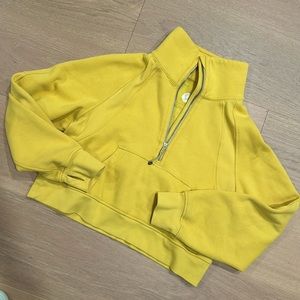 Scuba oversized funnel neck half zip